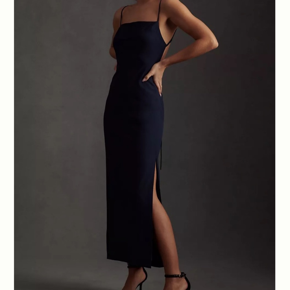 BHLDN Gavin dress midnight blue size 8